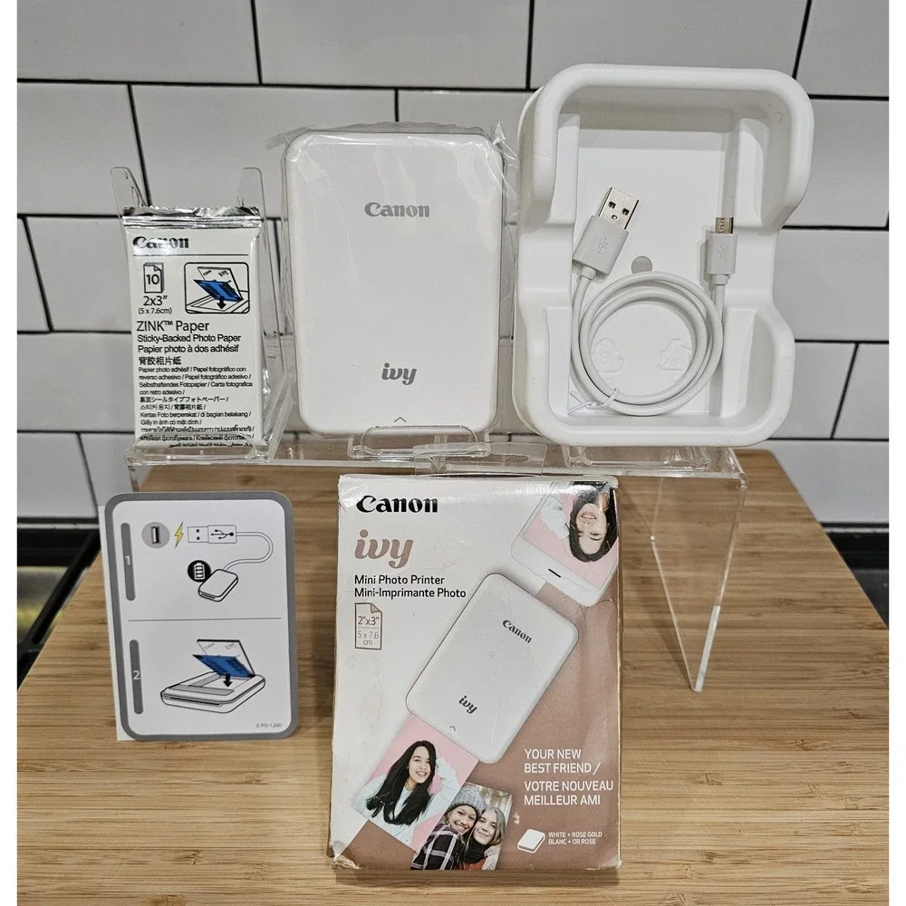 Canon Ivy Mini Mobile Photo Printer - Rose Gold